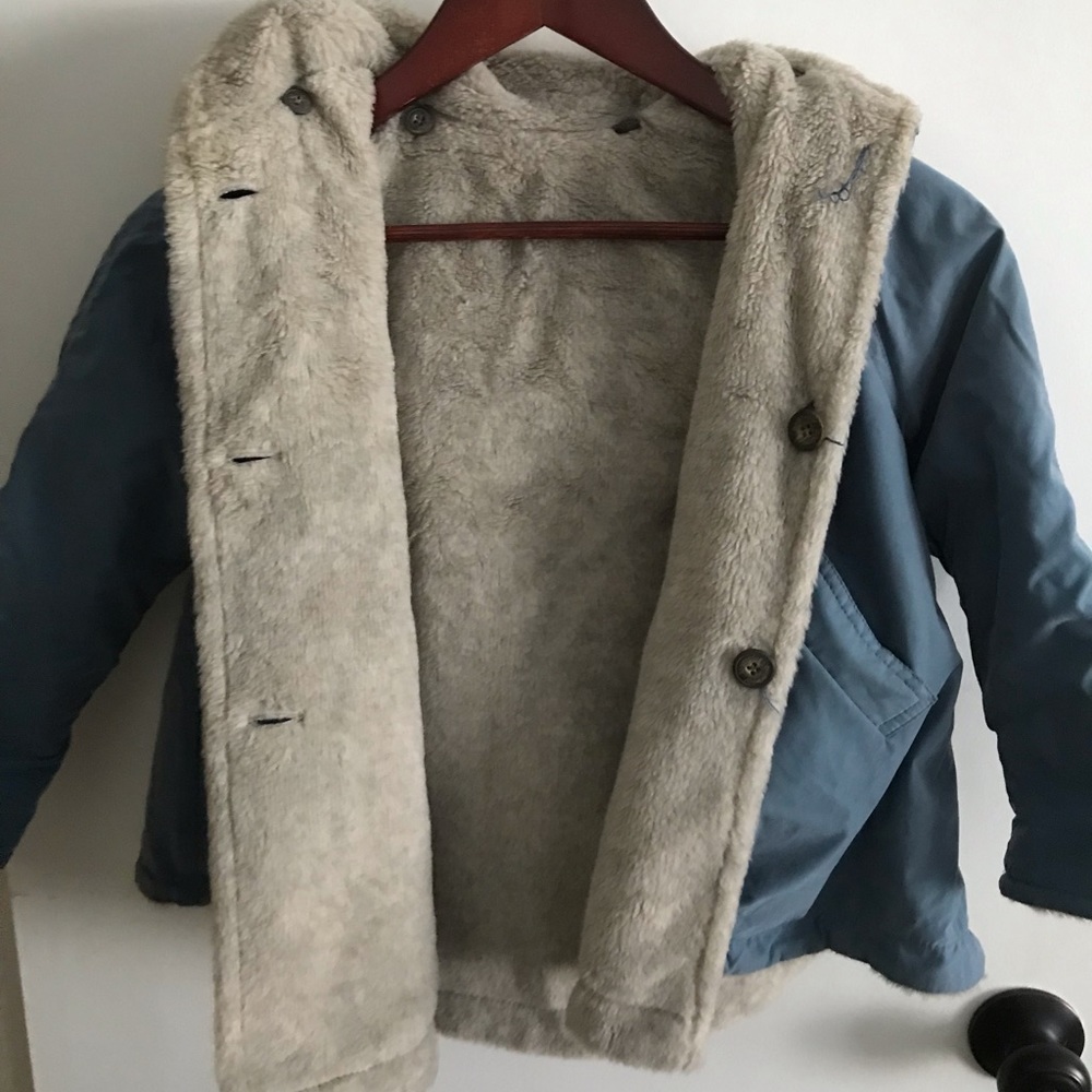 Unique vintage Slate Blue Londonfog kids coat